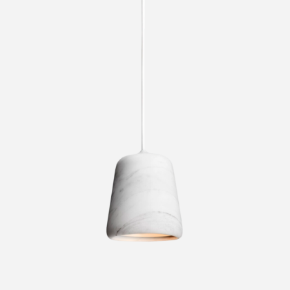 MATERIAL PENDANT WHITE MARBLE | The Room Living