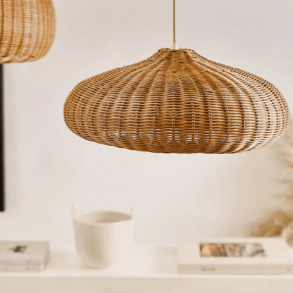 BRAIDED DISC LAMPSHADE | The Room Living
