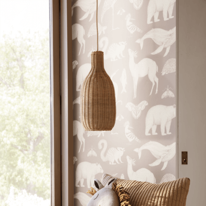 BRAIDED BOTTLE LAMPSHADE | The Room Living