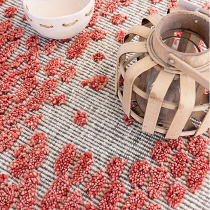 HAND KNOTTED JAPAN CORAL | The Room Living