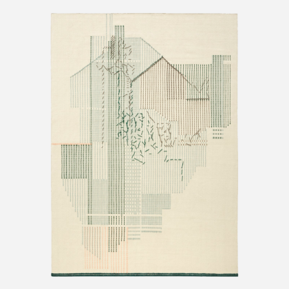 BACKSTITCH COMPOSITION GREEN | The Room Living