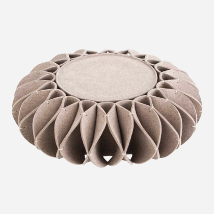 RUFF POUF LOW GRIS | The Room Living
