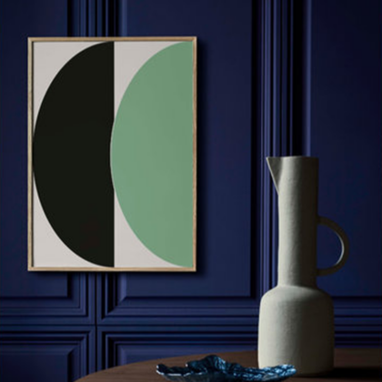 Half Circles III – Green/Blue | The Room Living