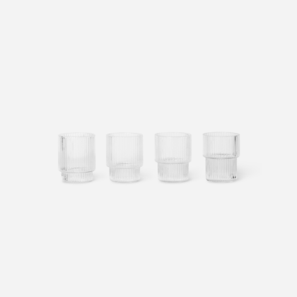 RIPPLE SMALL GLASSES (set of 4) | The Room Living