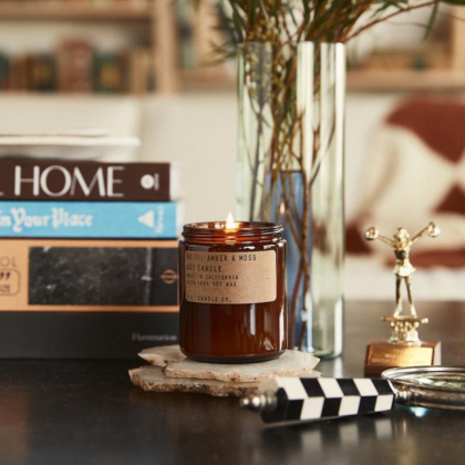 STANDARD CANDLE – Amber & Moss | The Room Living