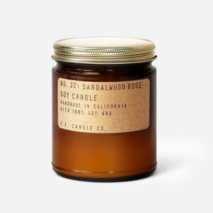 STANDARD CANDLE – Sandalwood Rose | The Room Living
