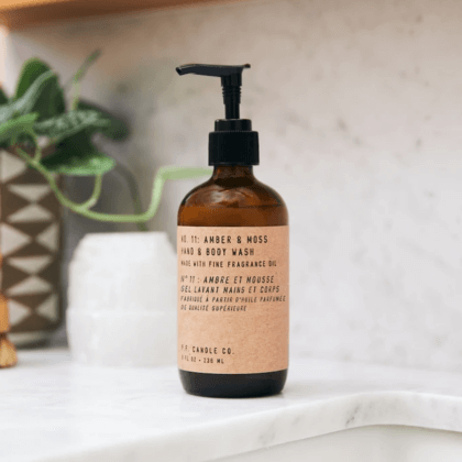 HAND AND BODY WASH – AMBER & MOSS | The Room Living